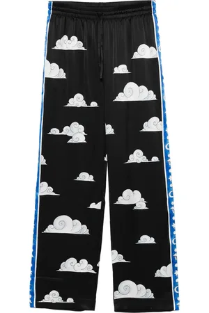 Casablanca Straight Trousers, male, , Size: L Elasticated Drawstring Waistband Shorts