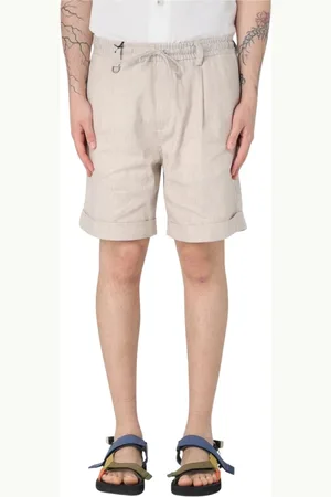 Paolo Pecora Casual Shorts, male, , Size: S Yellow Cream Casual Shorts Stylish