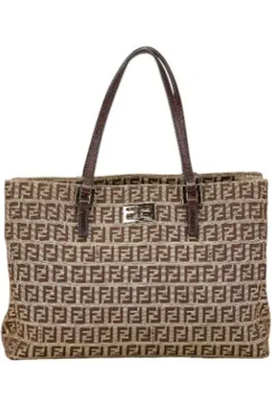 Fendi Pre-owned Tote Bags, female, , Size: ONE SIZE Pre-owned Canvas fendi-bags