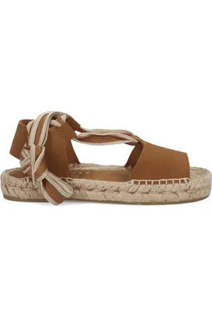Paloma Barceló Flat Sandals, female, , Size: 7 US Leather Sandals Aintza Suede