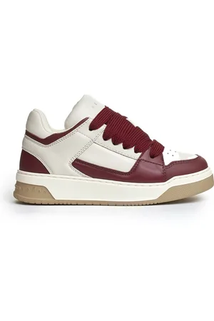 Hogan Sneakers, female, , Size: 7 1/2 US Bordeaux Sneakers with Platform Sole