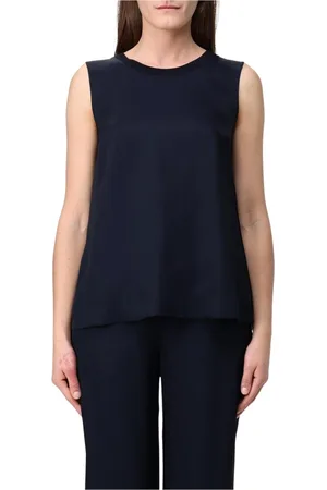 LORENA ANTONIAZZI Sleeveless Tops, female, , Size: S Silk Blouse