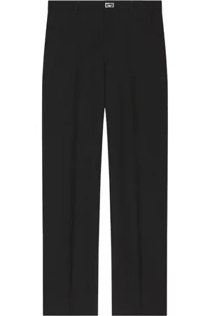 Givenchy Straight Trousers, male, , Size: XL Wool Metal Detail Trousers