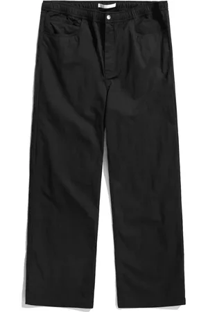 Norse projects Straight Trousers, male, , Size: S Cotton Elasticated Waist Trousers