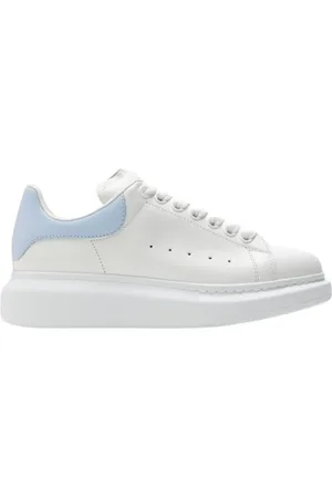 Alexander McQueen Sneakers, female, , Size: 9 US Oversized Sneakers with Blue Heel