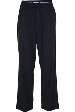 Msgm Wide Trousers, male, , Size: XL Stylish Trousers