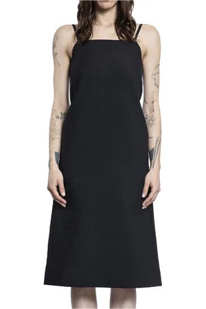 STUDIO NICHOLSON Midi Dresses, female, , Size: XS Slip Dress Square Neck