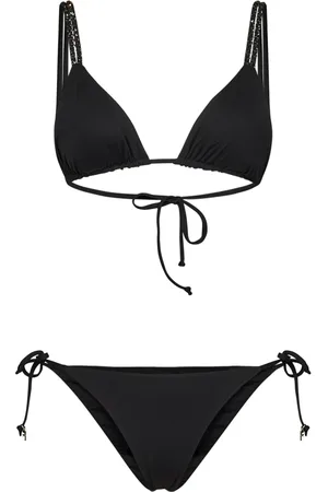 FISICO Bikinis, female, , Size: L Lace-Up Triangle Bikini Set