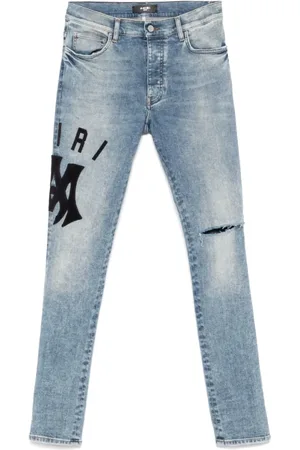 AMIRI Slim-fit Jeans, male, , Size: W32 Indigo Classic Button Fly Jeans