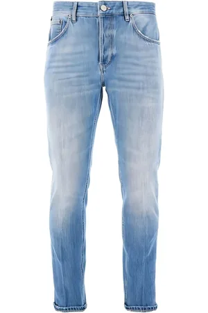 PT Torino Slim-fit Jeans, male, , Size: W31 Indigo Trousers with Classic Pockets