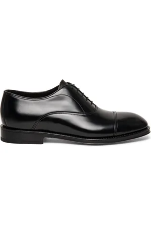 santoni Business Shoes, male, , Size: 9 1/2 US Leather Oxford Shoe