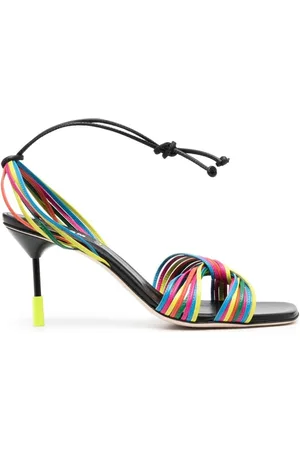 Msgm High Heel Sandals, female, , Size: 6 US Twisted High Heel Sandals