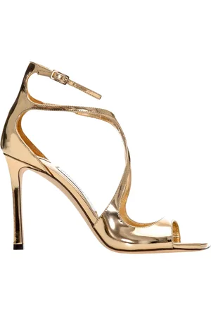 Jimmy Choo High Heel Sandals, female, , Size: 6 1/2 US Golden Azia Sandals