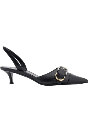 Givenchy Pumps, female, , Size: 8 US Heeled Sandals Leather Buckle Detail