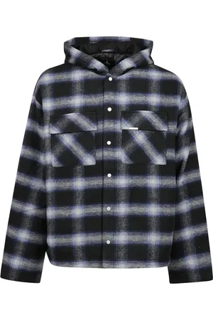 Represent Light Jackets, male, , Size: L Hooded Overshirt