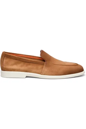santoni Loafers, male, , Size: 10 1/2 US Malibu Almond Toe Loafers