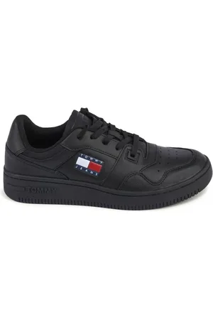 Tommy Hilfiger Sneakers, female, , Size: 10 US Leather Sneaker with Polyurethane Detailing