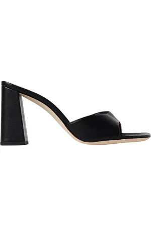 Staud Heeled Mules, female, , Size: 6 US Leather Block Heel Mules