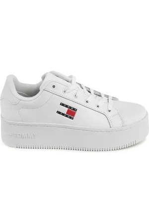 Tommy Hilfiger Sneakers, female, , Size: 11 US Leather Sneaker Stylish Design