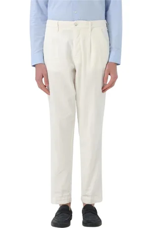 RE-HASH Straight Trousers, male, , Size: W31 Cotton Trousers for Men