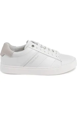 Calvin Klein Sneakers, female, , Size: 9 US Leather Low-Top Sneakers