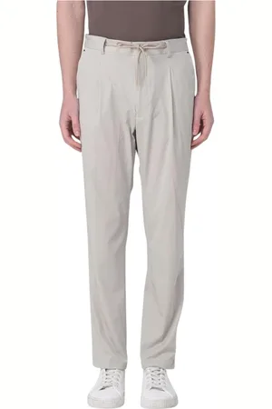 Manuel Ritz Chinos, male, , Size: XS Blue Drawstring Waist Pants Stylish