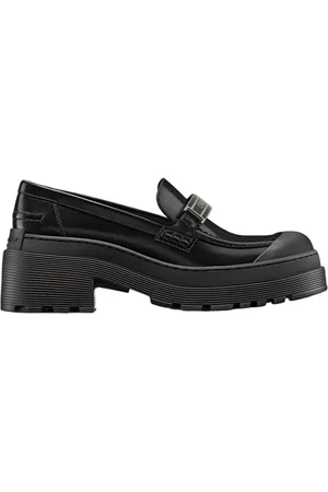 Dior Loafers, female, , Size: 4 US Leather Loafers Elegant Style