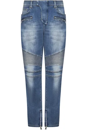 Balmain Slim-fit Jeans, male, , Size: W36 Biker Jeans Slim Fit