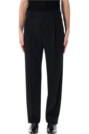 Saint Laurent Suit Trousers, male, , Size: L Classic Pleated Trousers