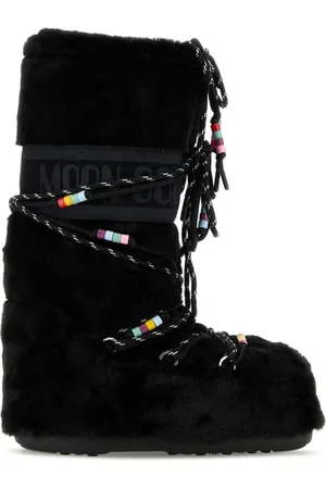 Moon Boot Winter Boots, female, , Size: 5 US Eco Fur Icon Boots