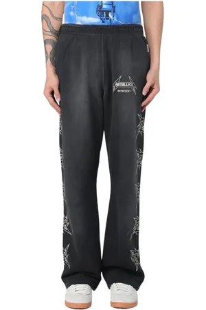 Represent Wide Trousers, male, , Size: XL Casual Drawstring Pants for Men
