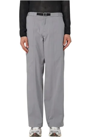 ROA Straight Trousers, male, , Size: M Grey Straight Leg Pants
