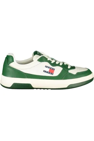 Tommy Hilfiger Sneakers, male, , Size: 13 US White Polyester Sneakers for Men