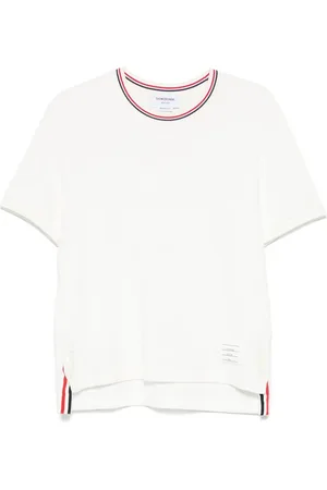 Thom Browne T-Shirts, male, , Size: XL Crew Neck Short Sleeve T-shirt