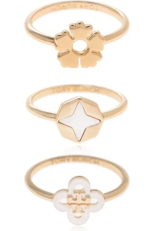 Tory Burch Rings, female, , Size: 46 MM Set of three rings