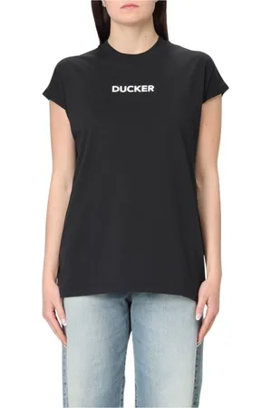 save the duck T-Shirts, female, , Size: L Stylish Graphic Print Women