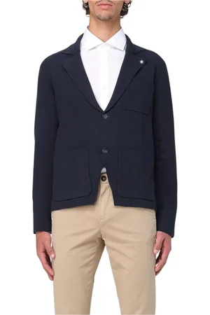 Manuel Ritz Blazers, male, , Size: XL Blazer with Notch Lapel
