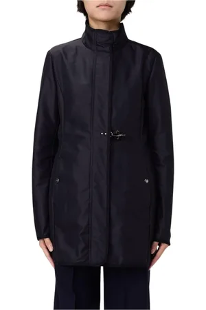 FAY Single-Breasted Coats, female, , Size: S Hooded Jacket for Women