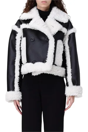 Stand Studio Faux Fur & Shearling Jackets, female, , Size: S Shearling Jacket for Modern Woman
