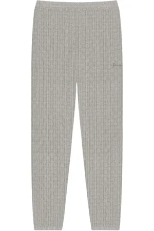 Givenchy Sweatpants, male, , Size: M Grey Cable Knit Lounge Pants