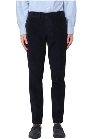 FAY Slim-fit Trousers, male, , Size: W40 Corduroy Casual Pants