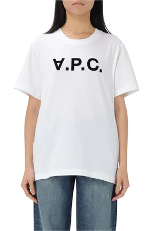 A.P.C. T-Shirts, female, , Size: 2XL Cotton T-Shirt Short Sleeves