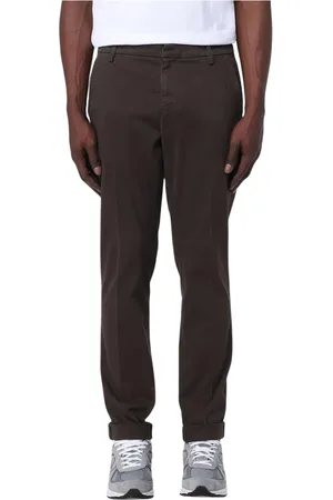Dondup Slim-fit Trousers, male, , Size: W30 Stretch Cotton Straight-Leg Pants