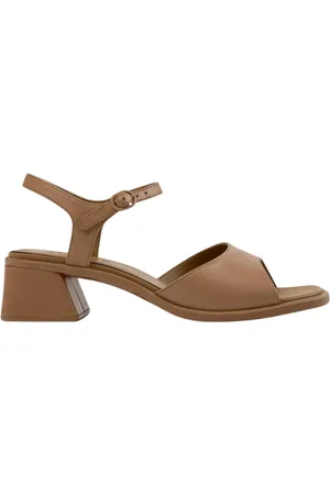 Camper High Heel Sandals, female, , Size: 8 US Nude Block Heel Sandals