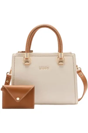 Liu Jo Handbags, female, , Size: ONE SIZE Stylish Shoulder Bag Cream/Brown