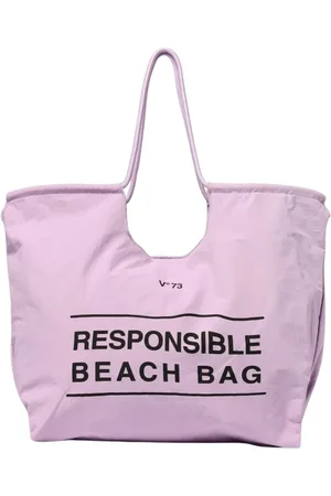 V°73 Tote Bags, female, , Size: ONE SIZE Black Shoulder Beach Bag Tote