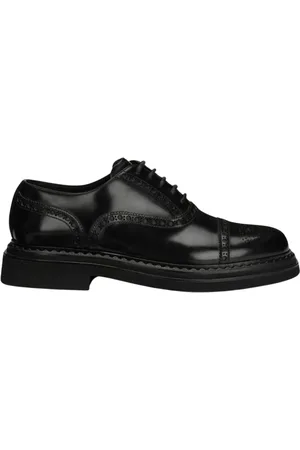 Dolce & Gabbana Laced Shoes, male, , Size: 9 1/2 US Brogue Oxford Shoes
