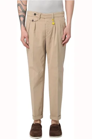 Manuel Ritz Chinos, male, , Size: XL Slim-Fit Trousers with Detailing