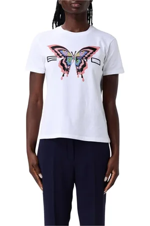 Etro T-Shirts, female, , Size: XS Colorful Butterfly Print Tee