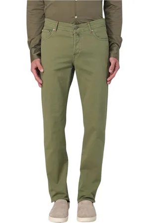 Kiton Slim-fit Trousers, male, , Size: W40 Slim-Fit Wool Pants in